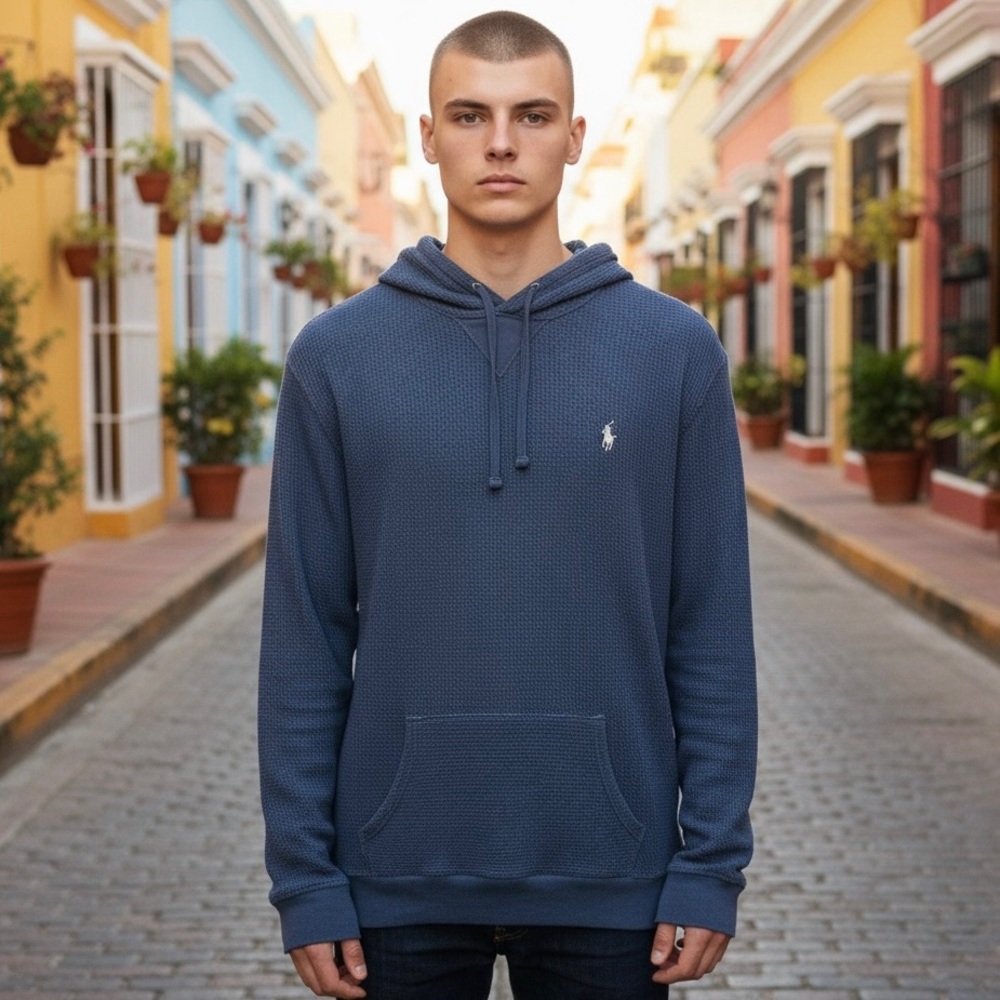 Men’s POLO Ralph Lauren Blue Hoodie